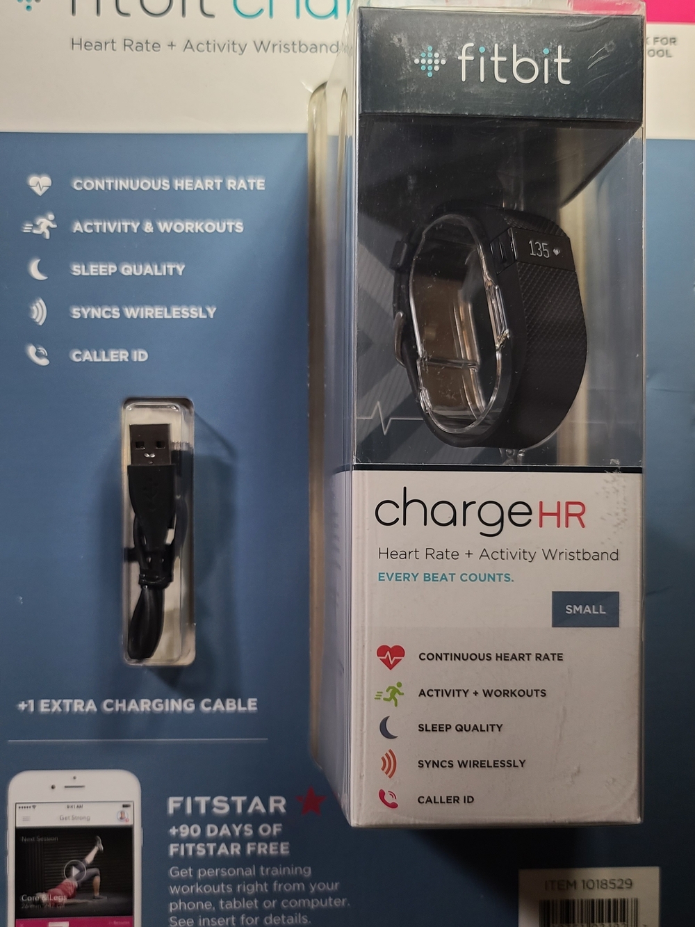 fitbit Charge HR Small Wristband - Black